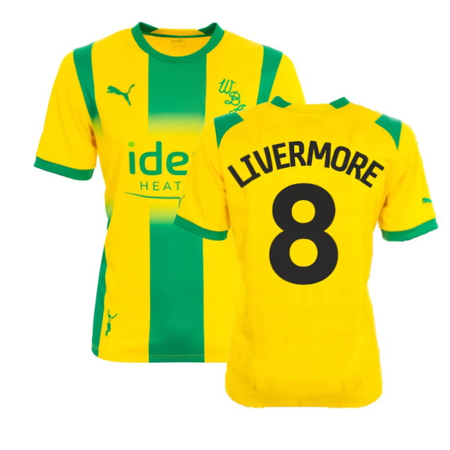 2022-2023 West Bromwich Albion Away Shirt (LIVERMORE 8)