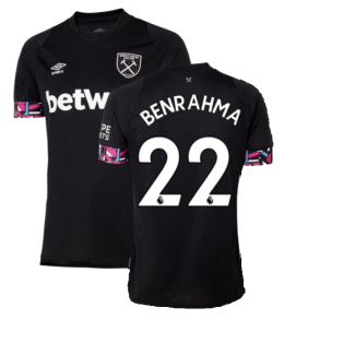 2022-2023 West Ham Away Shirt (BENRAHMA 22)