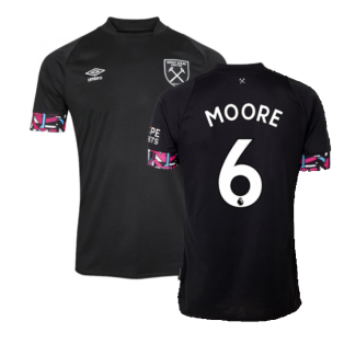 2022-2023 West Ham Away Shirt (Kids) (MOORE 6)