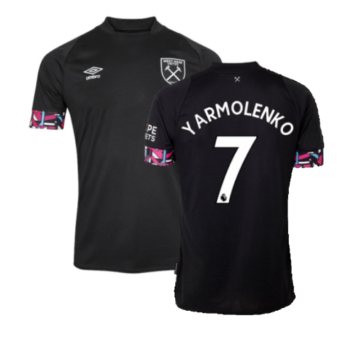 2022-2023 West Ham Away Shirt (Kids) (YARMOLENKO 7)