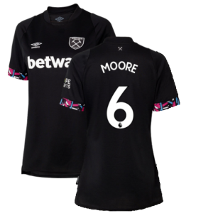 2022-2023 West Ham Away Shirt (Ladies) (MOORE 6)