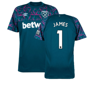 2022-2023 West Ham Home Goalkeeper Shirt (JAMES 1)