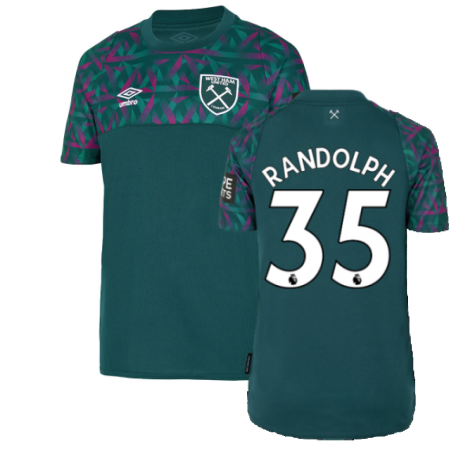 2022-2023 West Ham Home Goalkeeper Shirt (Kids) (RANDOLPH 35)