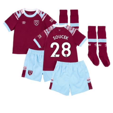 2022-2023 West Ham Home Infant Kit (SOUCEK 28)