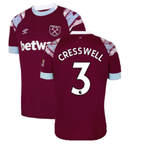 2022-2023 West Ham Home Shirt (CRESSWELL 3)