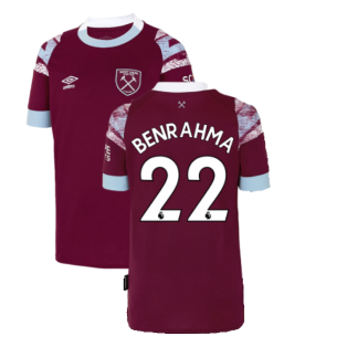 2022-2023 West Ham Home Shirt (Kids) (BENRAHMA 22)