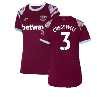 2022-2023 West Ham Home Shirt (Ladies) (CRESSWELL 3)
