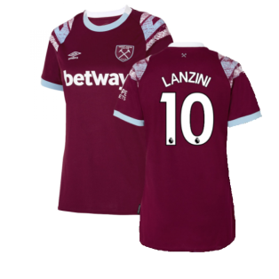 2022-2023 West Ham Home Shirt (Ladies) (LANZINI 10)