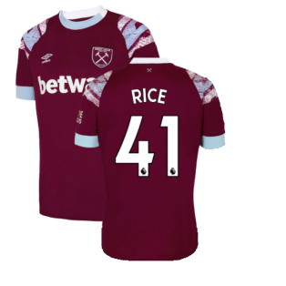 2022-2023 West Ham Home Shirt (RICE 41)