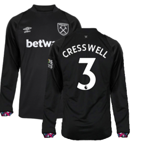 2022-2023 West Ham Long Sleeve Away Shirt (CRESSWELL 3)