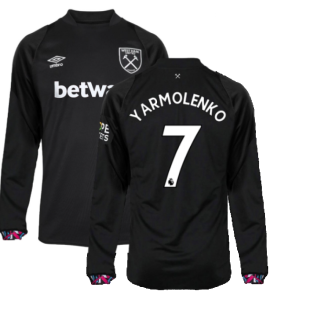 2022-2023 West Ham Long Sleeve Away Shirt (YARMOLENKO 7)