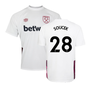 2022-2023 West Ham Training Jersey (S) - White (SOUCEK 28)