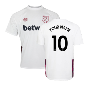 2022-2023 West Ham Training Jersey (S) - White (Your Name)