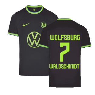 2022-2023 Wolfsburg Away Shirt (WALDSCHMIDT 7)