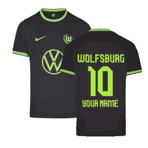 2022-2023 Wolfsburg Away Shirt (Your Name)