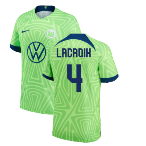 2022-2023 Wolfsburg Home Shirt (Kids) (LACROIX 4)