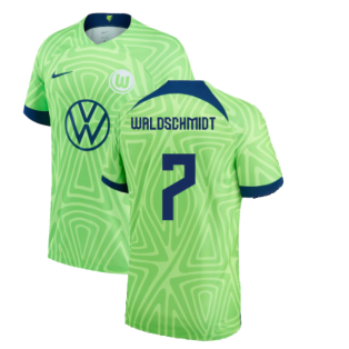 2022-2023 Wolfsburg Home Shirt (Kids) (WALDSCHMIDT 7)