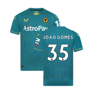 2022-2023 Wolves Away Pro Jersey (Joao Gomes 35)