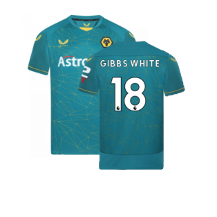 2022-2023 Wolves Away Shirt (GIBBS WHITE 18)