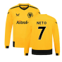 2022-2023 Wolves Long Sleeve Home Shirt (Kids) (NETO 7)