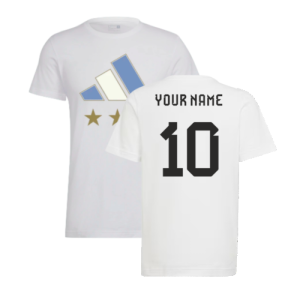 2022 Argentina World Cup Winners Tee (White)