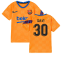 2022 Barcelona Nike Dri-Fit Pre Match Shirt (Kids) (Gavi 30)