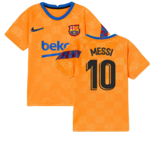 2022 Barcelona Nike Dri-Fit Pre Match Shirt (Kids) (MESSI 10)