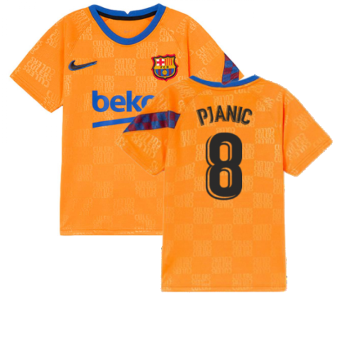 2022 Barcelona Nike Dri-Fit Pre Match Shirt (Kids) (PJANIC 8)