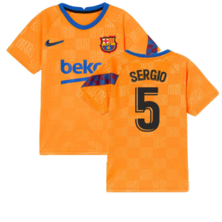 2022 Barcelona Nike Dri-Fit Pre Match Shirt (Kids) (SERGIO 5)