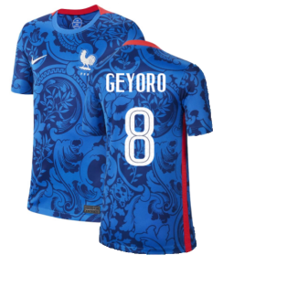 2022 France Euros Home Shirt (Kids) (GEYORO 8)
