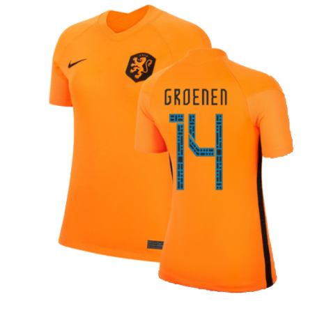 2022 Holland Euros Home Shirt (Kids) (GROENEN 14)