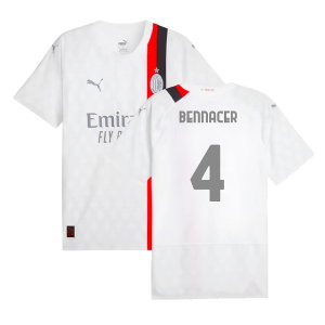 2023-2024 AC Milan Away Authentic Shirt (Bennacer 4)