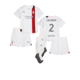 2023-2024 AC Milan Away Mini Kit (Calabria 2)