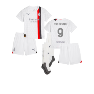 2023-2024 AC Milan Away Mini Kit (Van Basten 9)