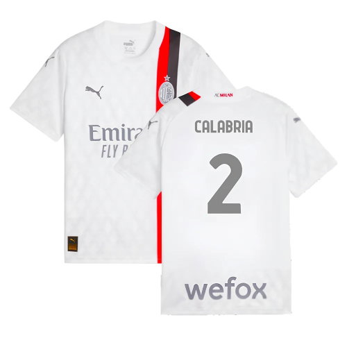 2023-2024 AC Milan Away Shirt (Kids) (Calabria 2)