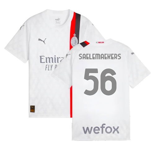 2023-2024 AC Milan Away Shirt (Kids) (Saelemaekers 56)
