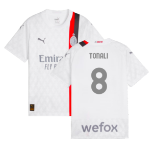 2023-2024 AC Milan Away Shirt (Kids) (Tonali 8)