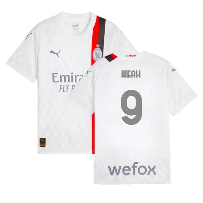2023-2024 AC Milan Away Shirt (Kids) (Weah 9)