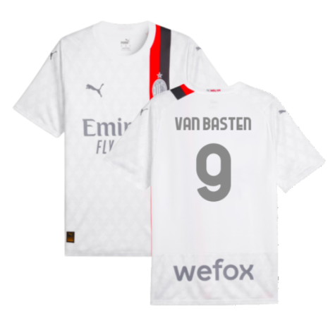 2023-2024 AC Milan Away Shirt (Van Basten 9)