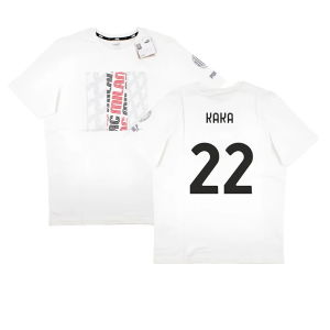 2023-2024 AC Milan FtblCore Graphic Tee (Grey) (Kaka 22)
