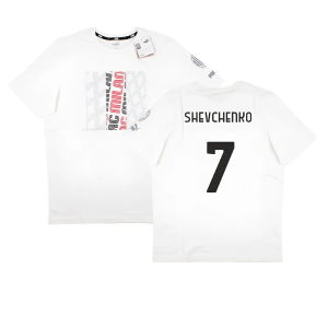 2023-2024 AC Milan FtblCore Graphic Tee (Grey) (Shevchenko 7)