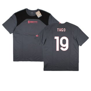 2023-2024 AC Milan FtblCulture Tee (Grey) (Theo 19)