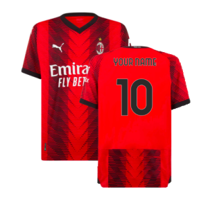 2023-2024 AC Milan Home Authentic Shirt