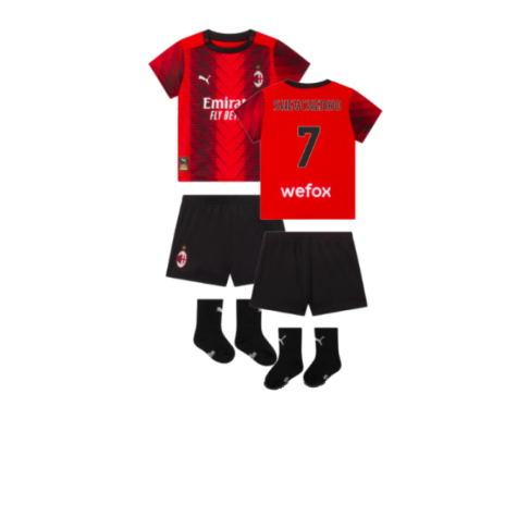 2023-2024 AC Milan Home Baby Kit (Shevchenko 7)
