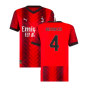 2023-2024 AC Milan Home Shirt (Ladies) (Bennacer 4)