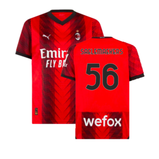 2023-2024 AC Milan Home Shirt (Saelemaekers 56)