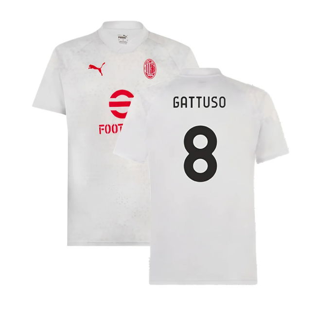2023-2024 AC Milan Training Jersey (Grey) (Gattuso 8)