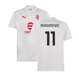 2023-2024 AC Milan Training Jersey (Grey) (Ibrahimovic 11)