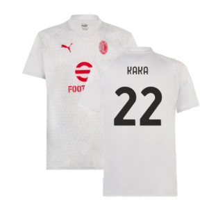 2023-2024 AC Milan Training Jersey (Grey) (Kaka 22)
