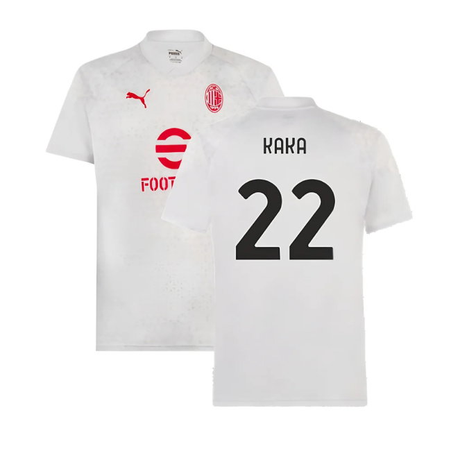 2023-2024 AC Milan Training Jersey (Grey) (Kaka 22)